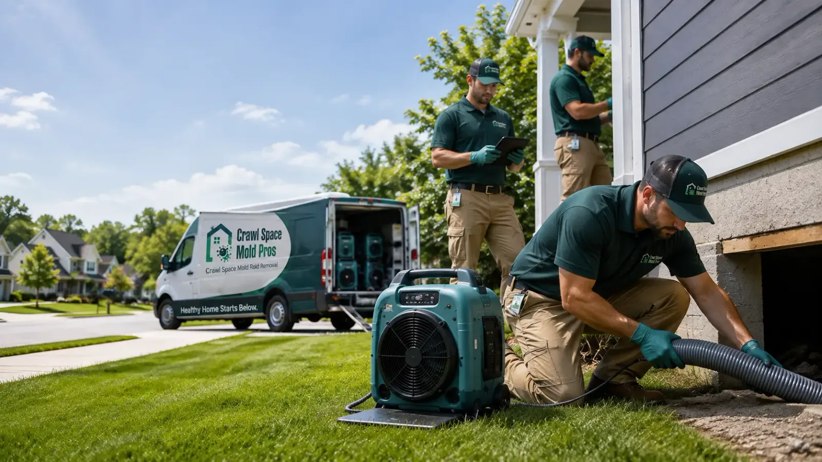 Crawl Space Mold Removal in Freeman Spur, IL